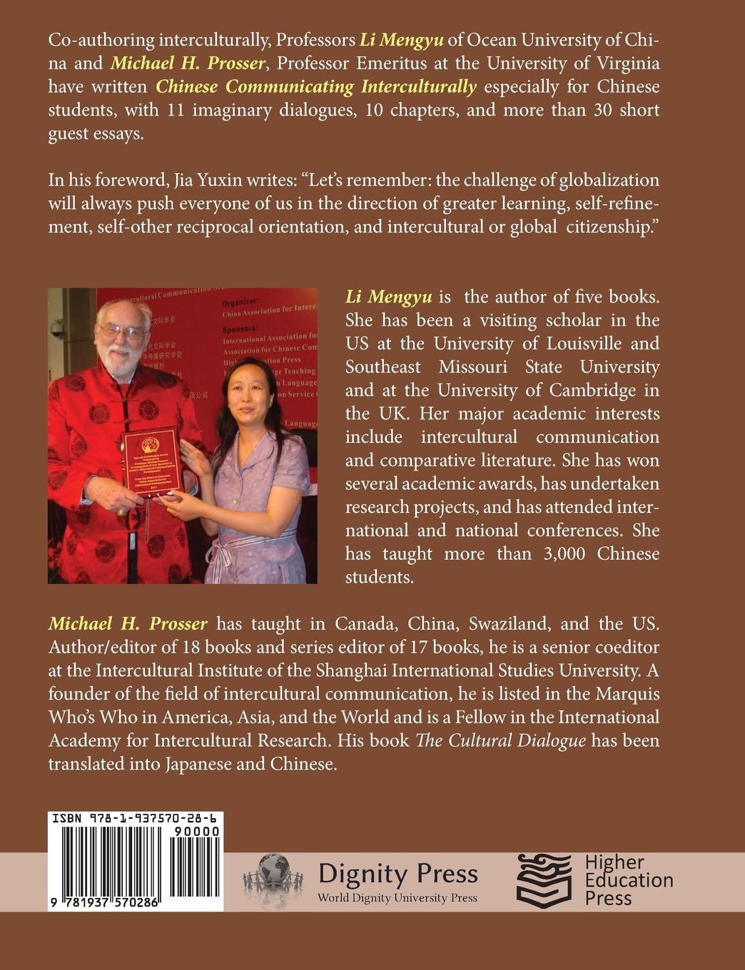 Rückseitencover Chinese Communicating Interculturally