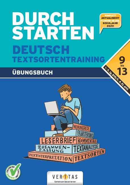 Vorderes Coverbild Durchstarten Deutsch Textsortentraining. Übungsbuch