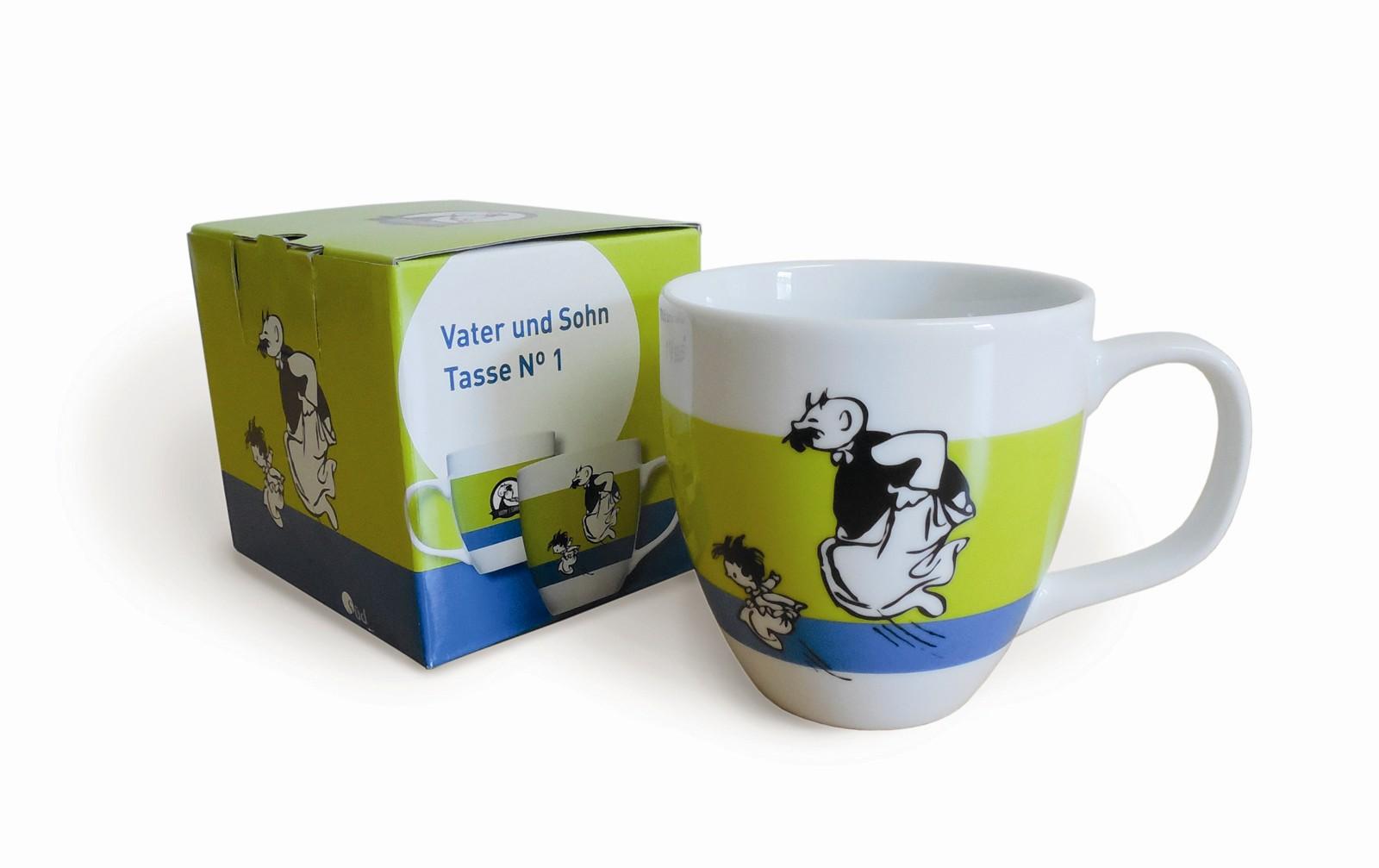 Vorderes Coverbild Vater und Sohn Tasse Henkeltasse 0,4 l