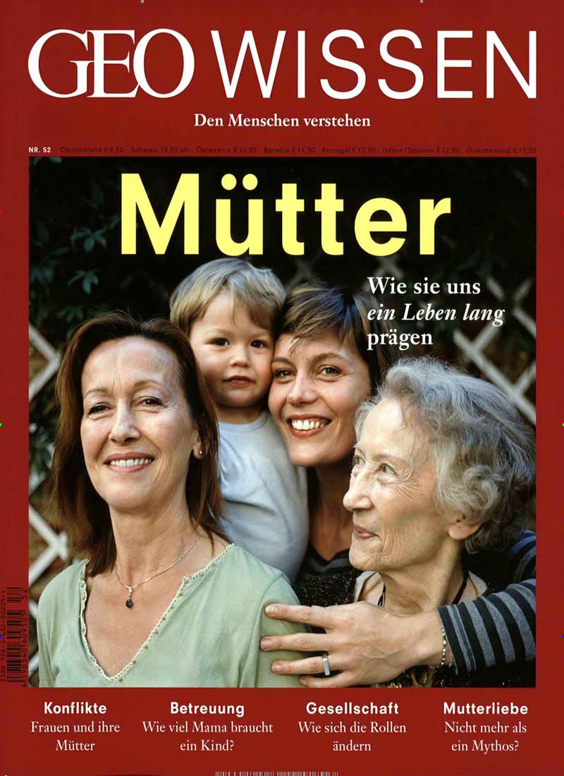 Vorderes Coverbild GEO Wissen Mütter