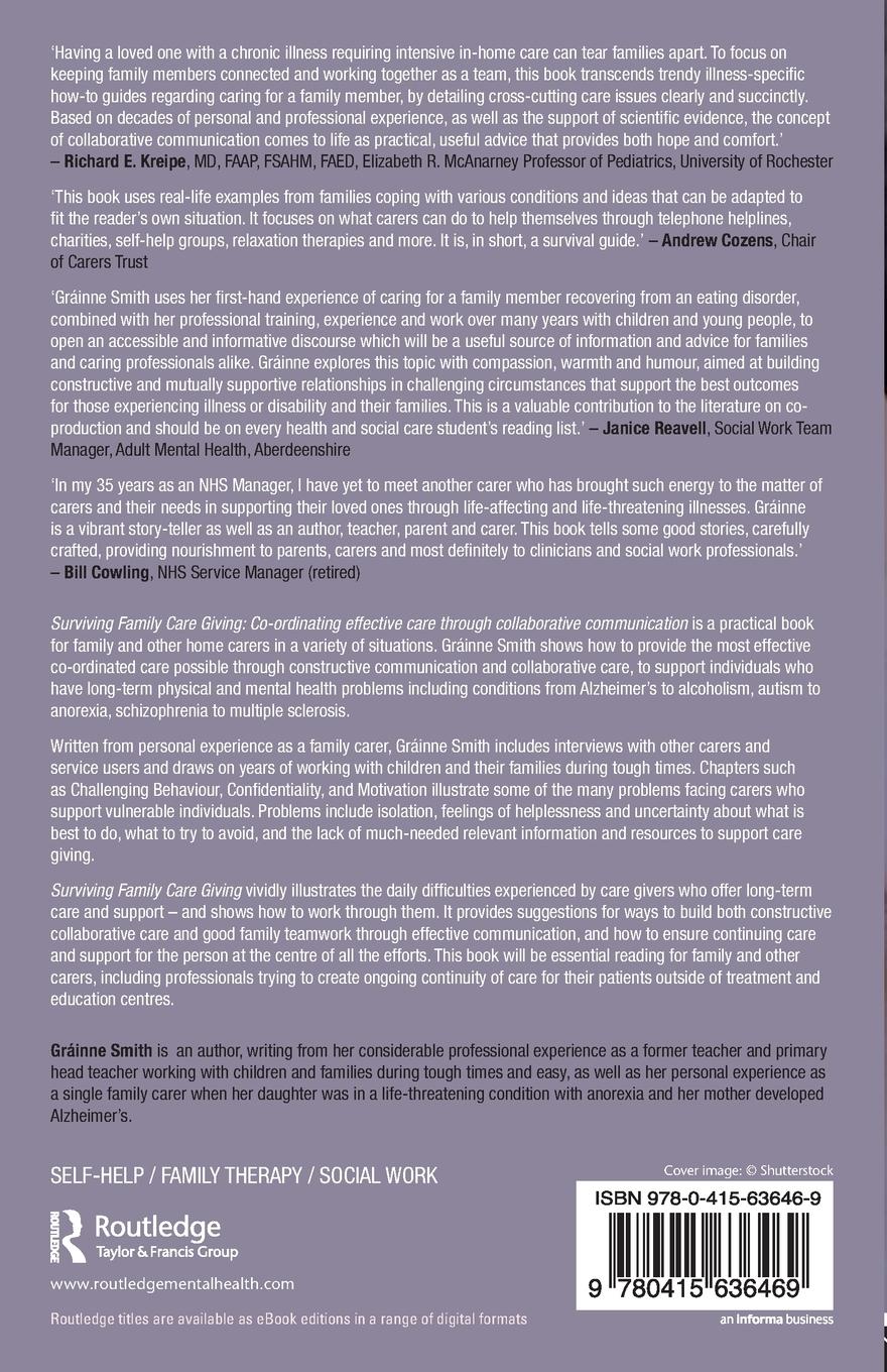 Rückseitencover Surviving Family Care Giving