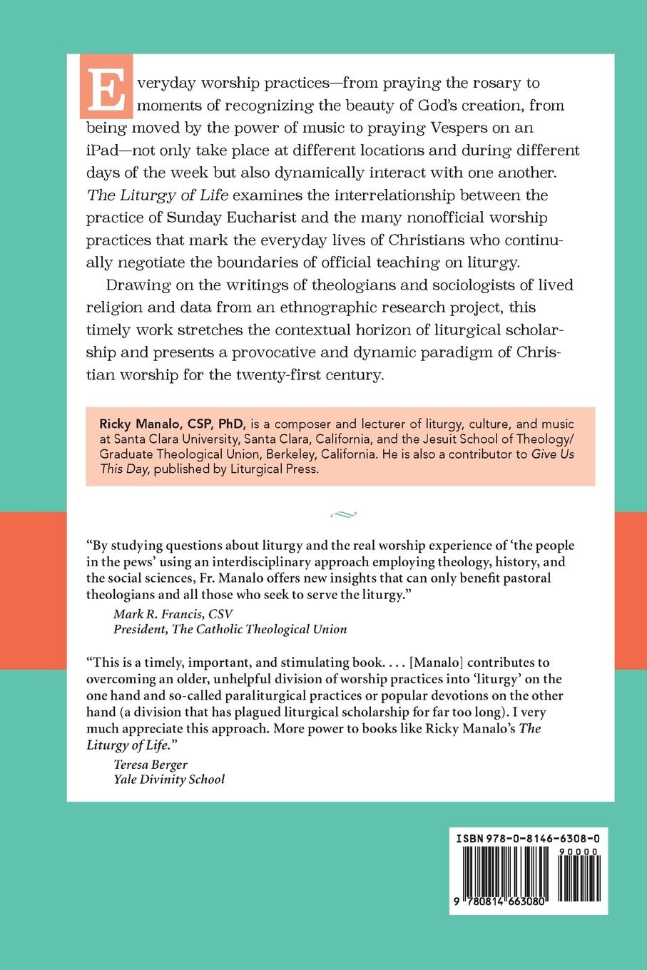 Rückseitencover The Liturgy of Life
