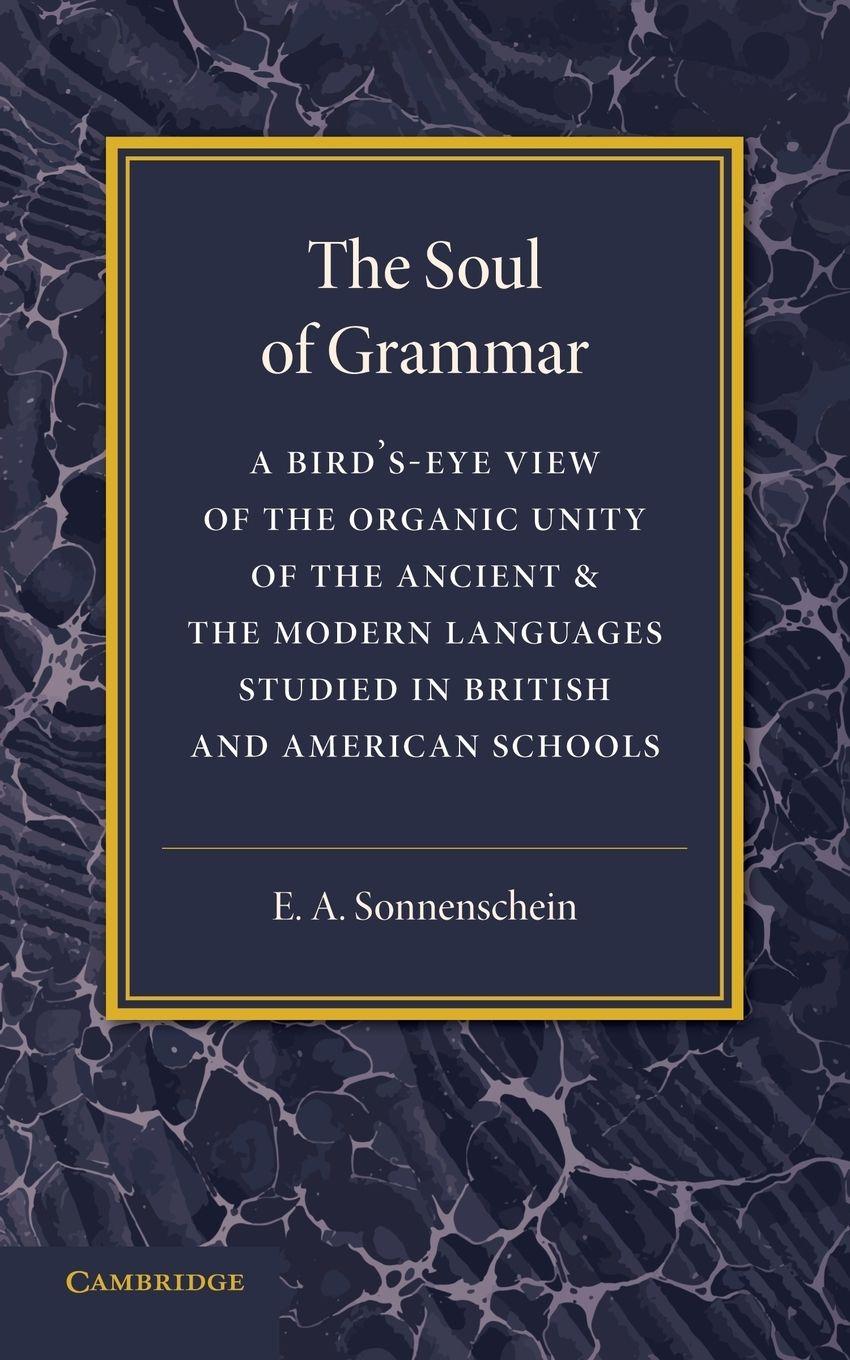 Vorderes Coverbild The Soul of Grammar