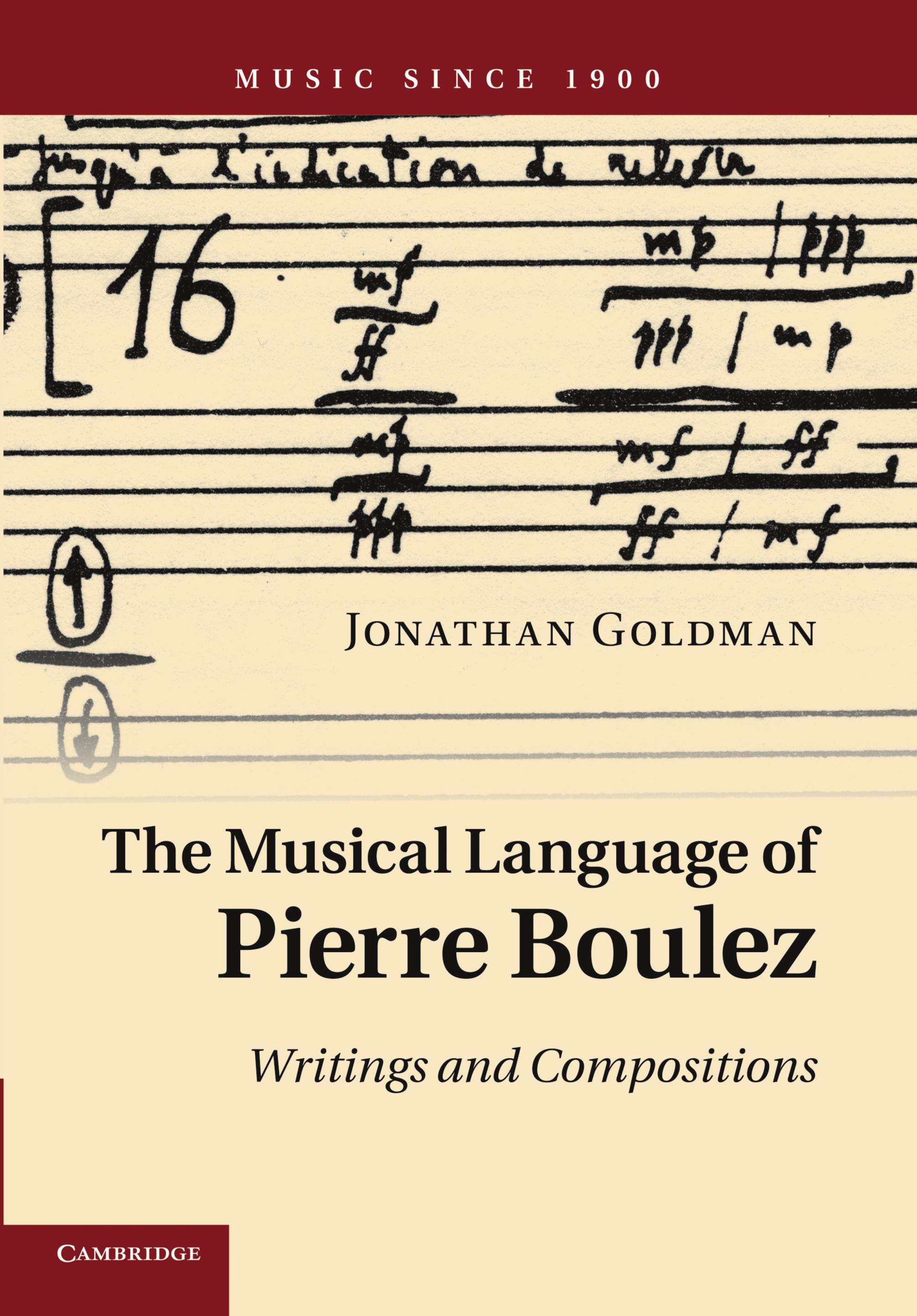 Vorderes Coverbild The Musical Language of Pierre Boulez