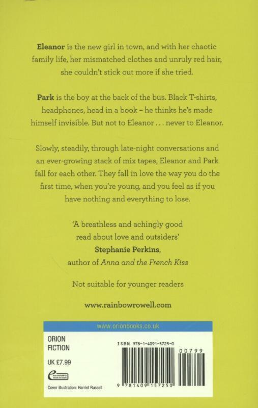Rückseitencover Eleanor & Park
