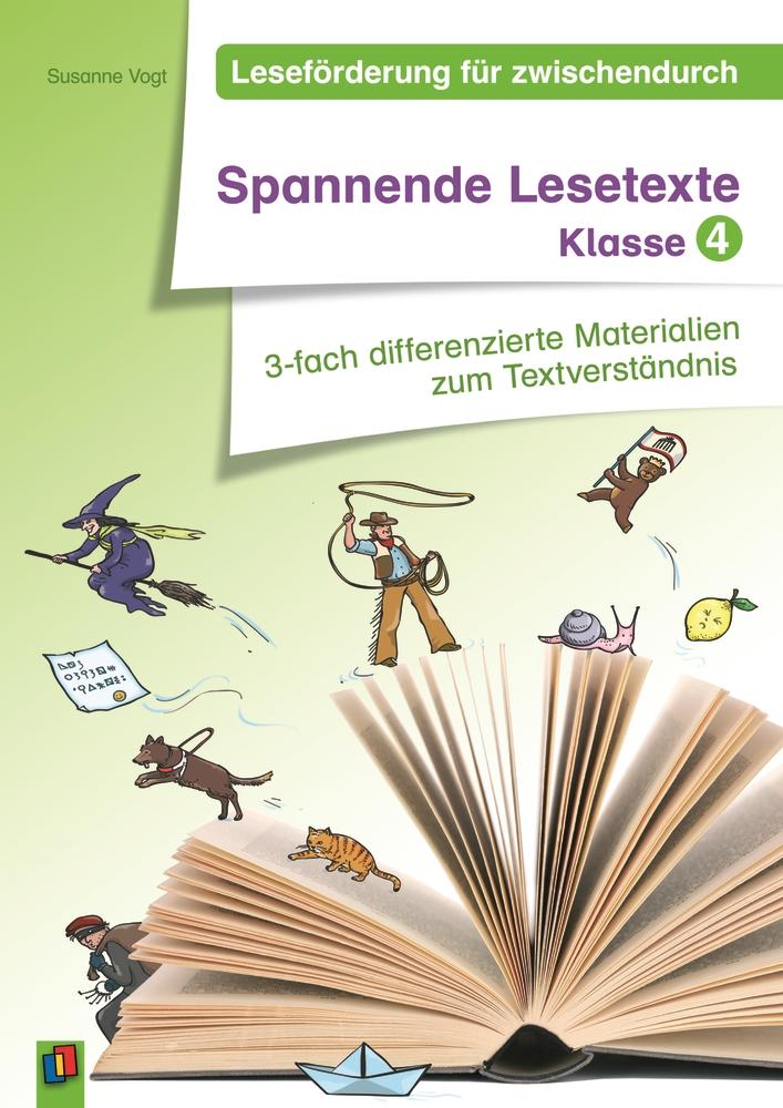 Vorderes Coverbild Leseförderung für zwischendurch: Spannende Lesetexte Klasse 4