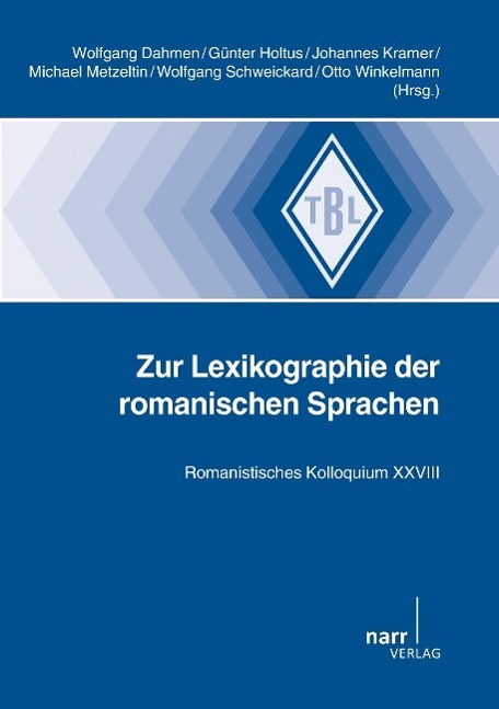 Vorderes Coverbild Lexikographie der romanischen Sprachen