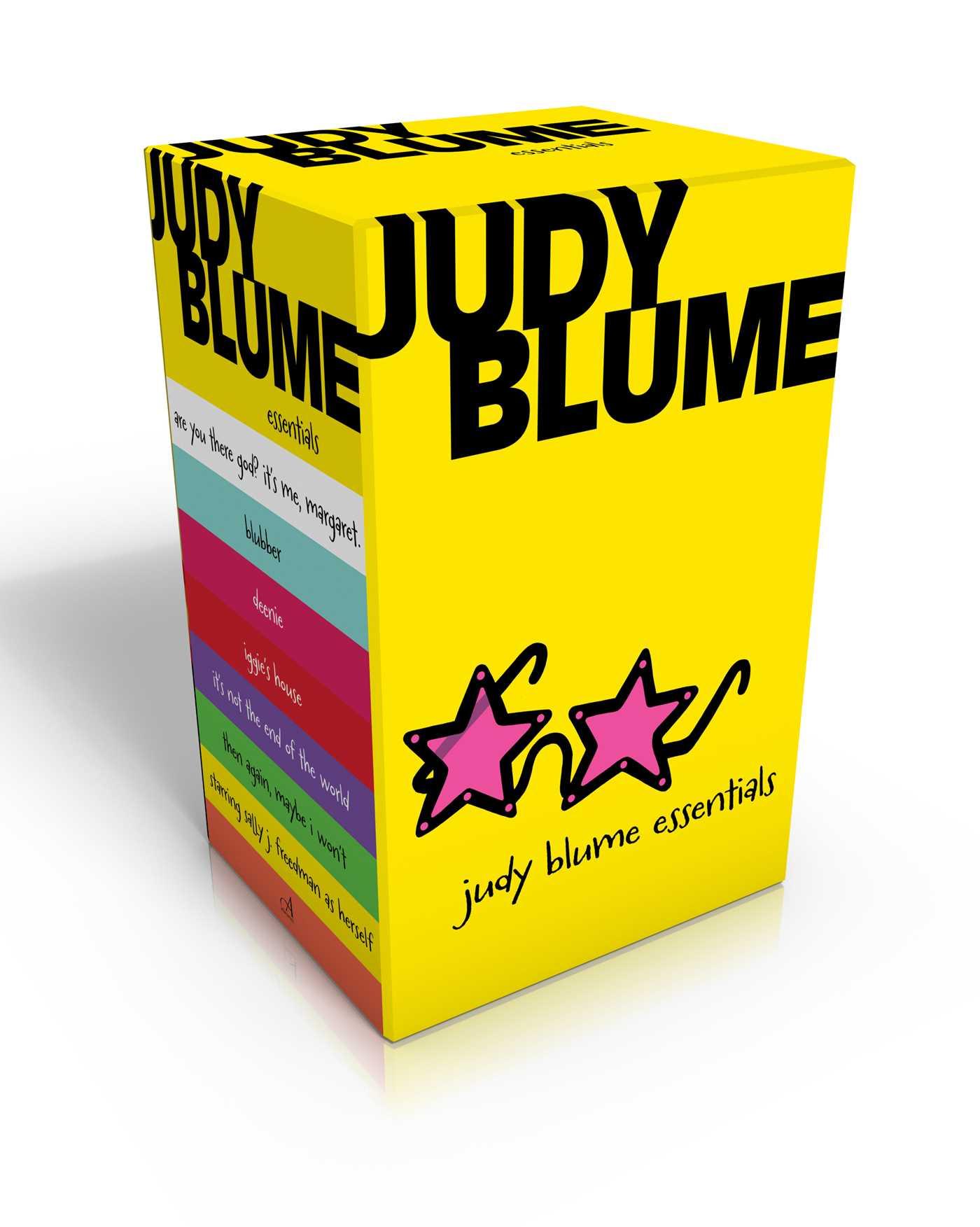 Vorderes Coverbild Judy Blume Essentials (Boxed Set): Are You There God? It's Me, Margaret; Blubber; Deenie; Iggie's House; It's Not the End of the World; Then Again, Ma