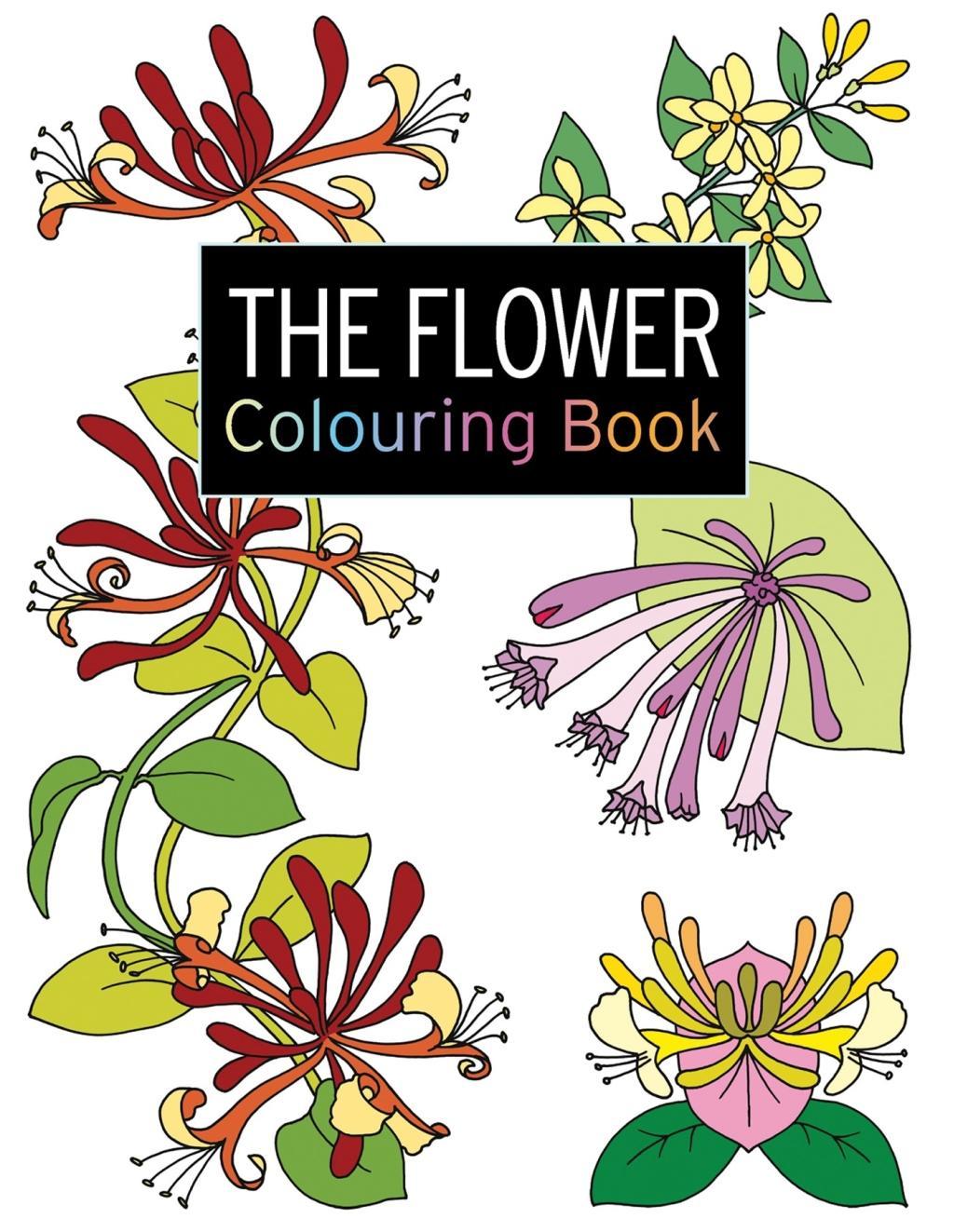 Vorderes Coverbild The Flower Colouring Book