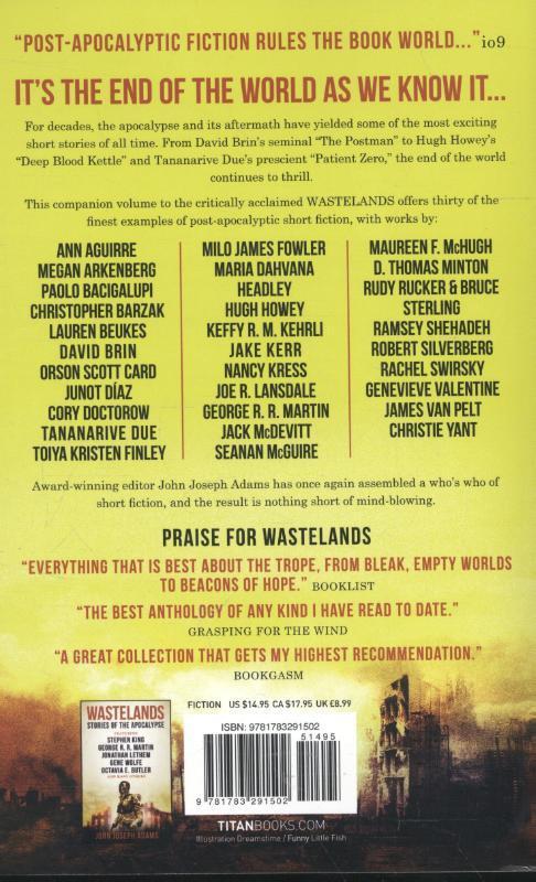 Rückseitencover Wastelands 2 - More Stories of the Apocalypse