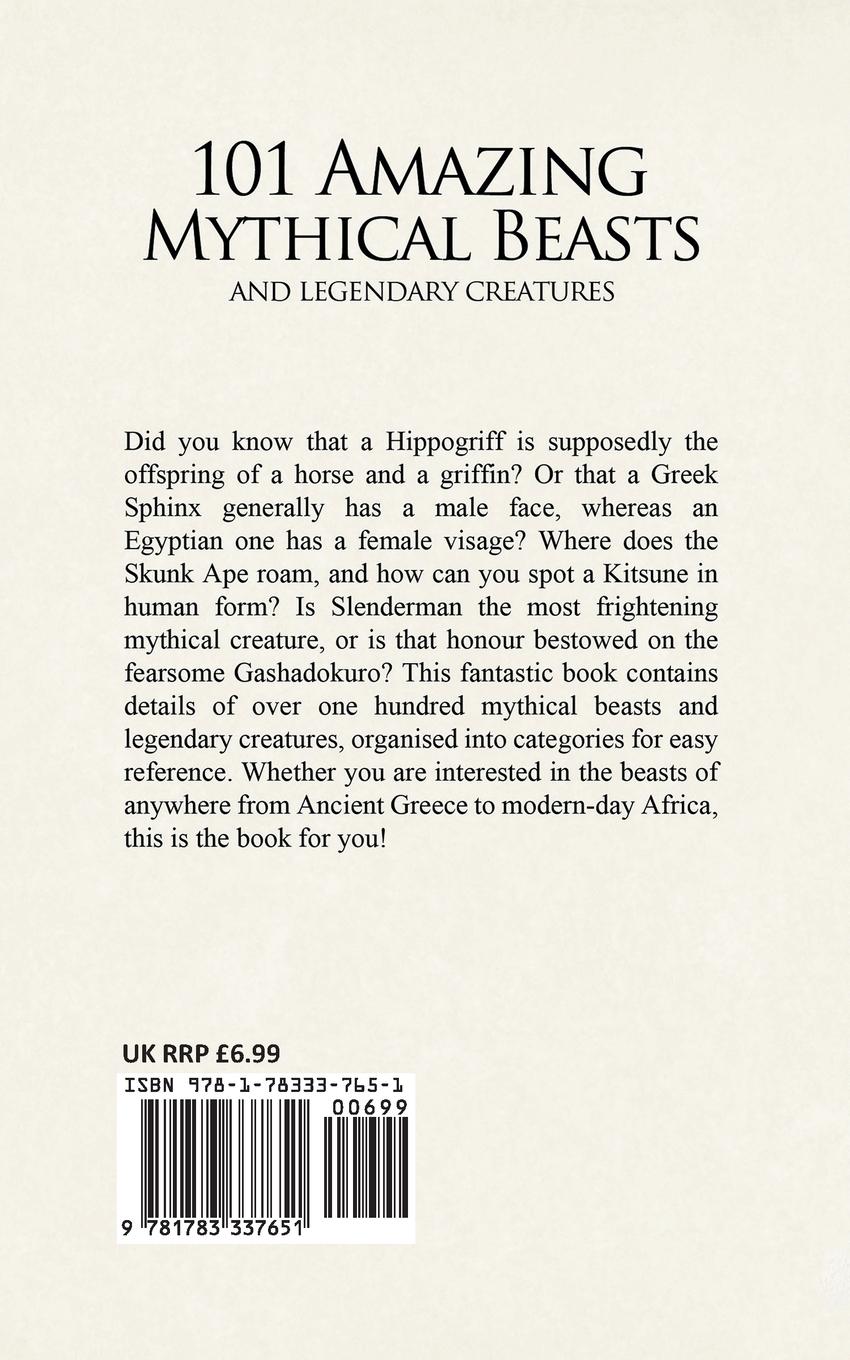 Rückseitencover 101 Amazing Mythical Beasts