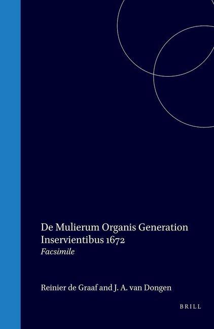 Vorderes Coverbild de Mulierum Organis Generationi Inservientibus, 1672