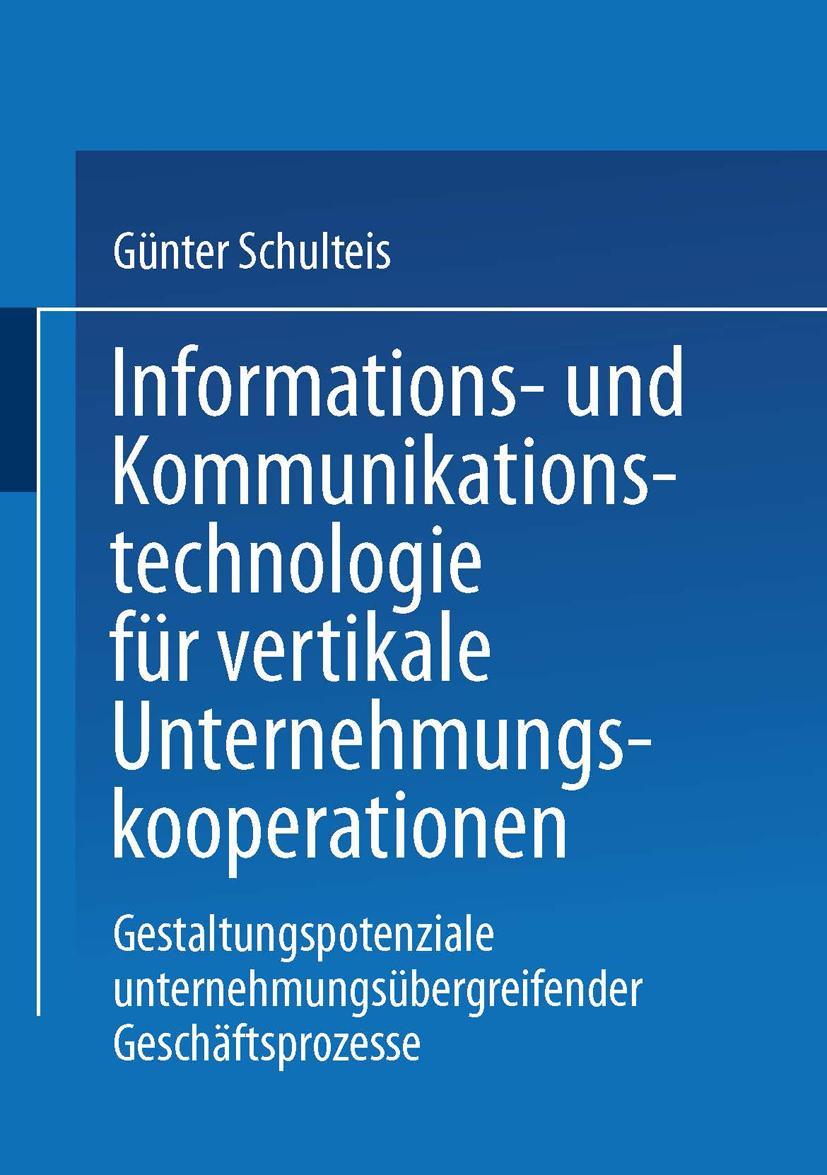 Vorderes Coverbild Informations- und Kommunikationstechnologie für vertikale Unternehmungskooperationen