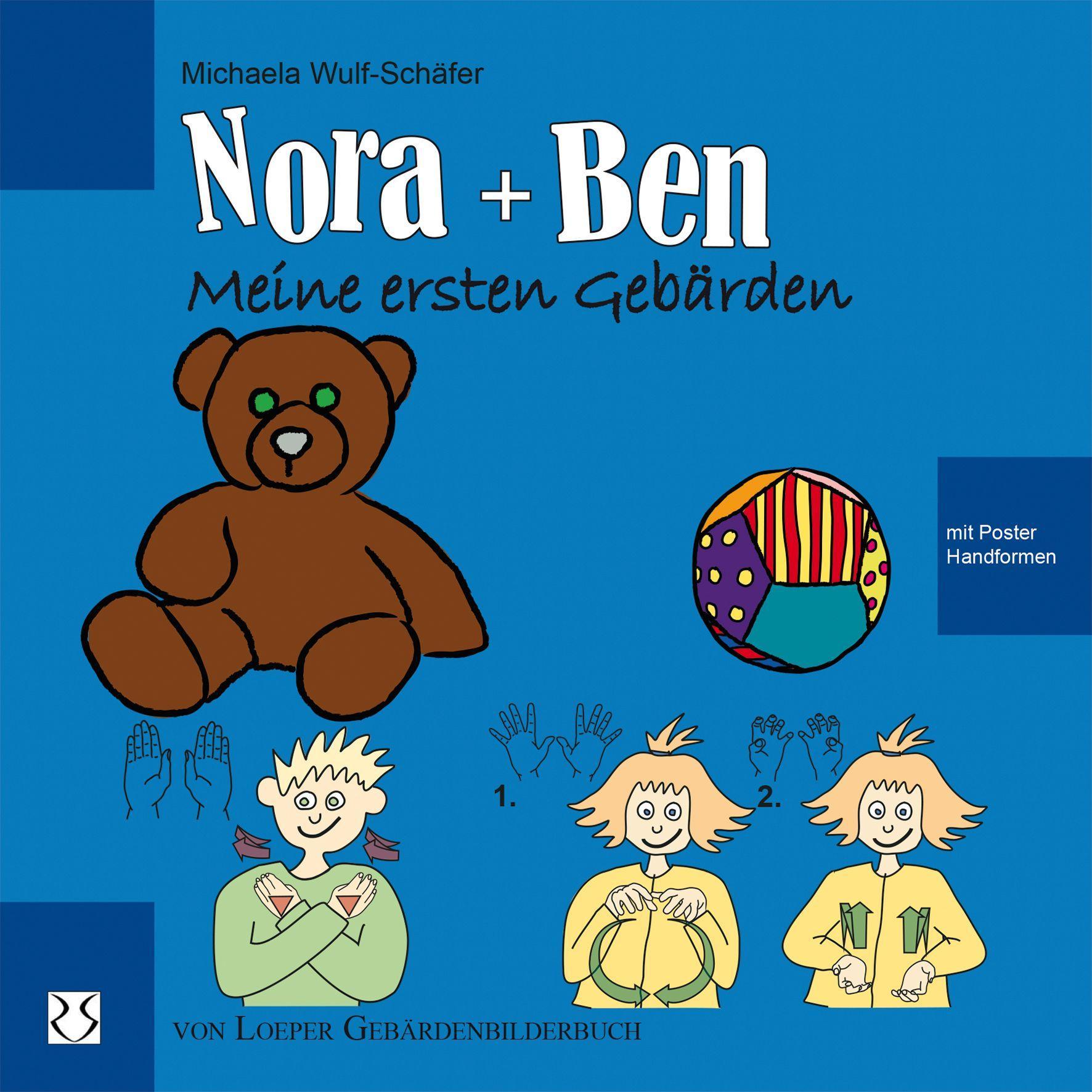 Vorderes Coverbild Nora und Ben: Meine ersten Gebärden