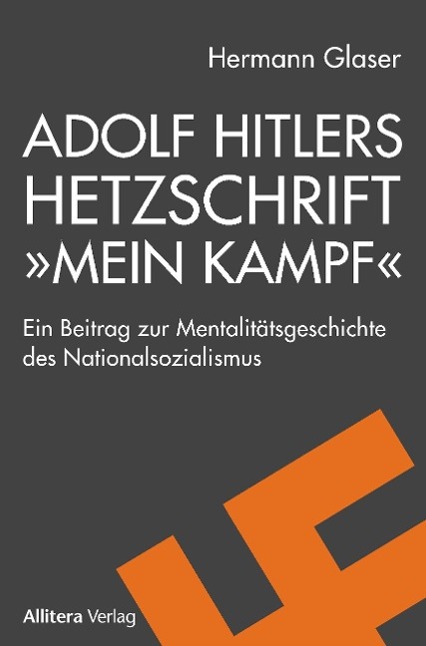 Vorderes Coverbild Adolf Hitlers Hetzschrift 'Mein Kampf'