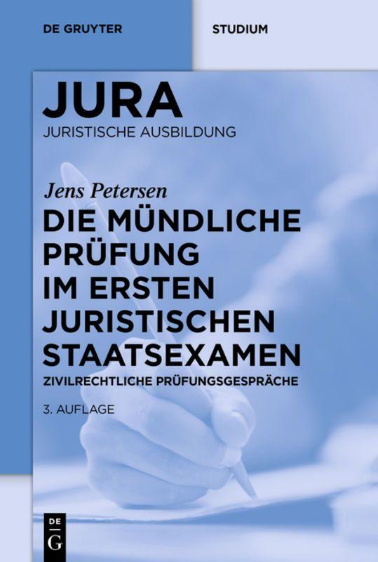 Vorderes Coverbild Die mündliche Prüfung im ersten juristischen Staatsexamen