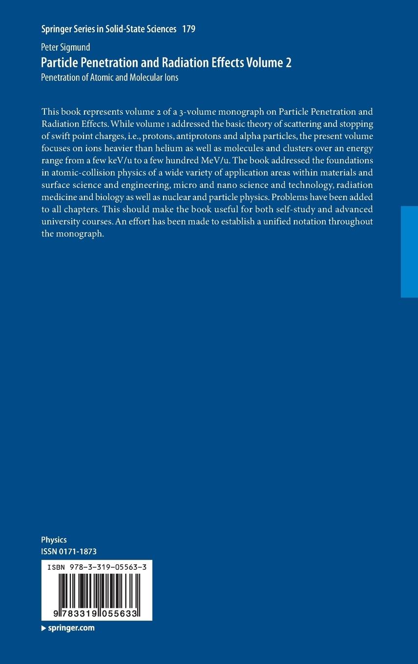 Rückseitencover Particle Penetration and Radiation Effects Volume 2