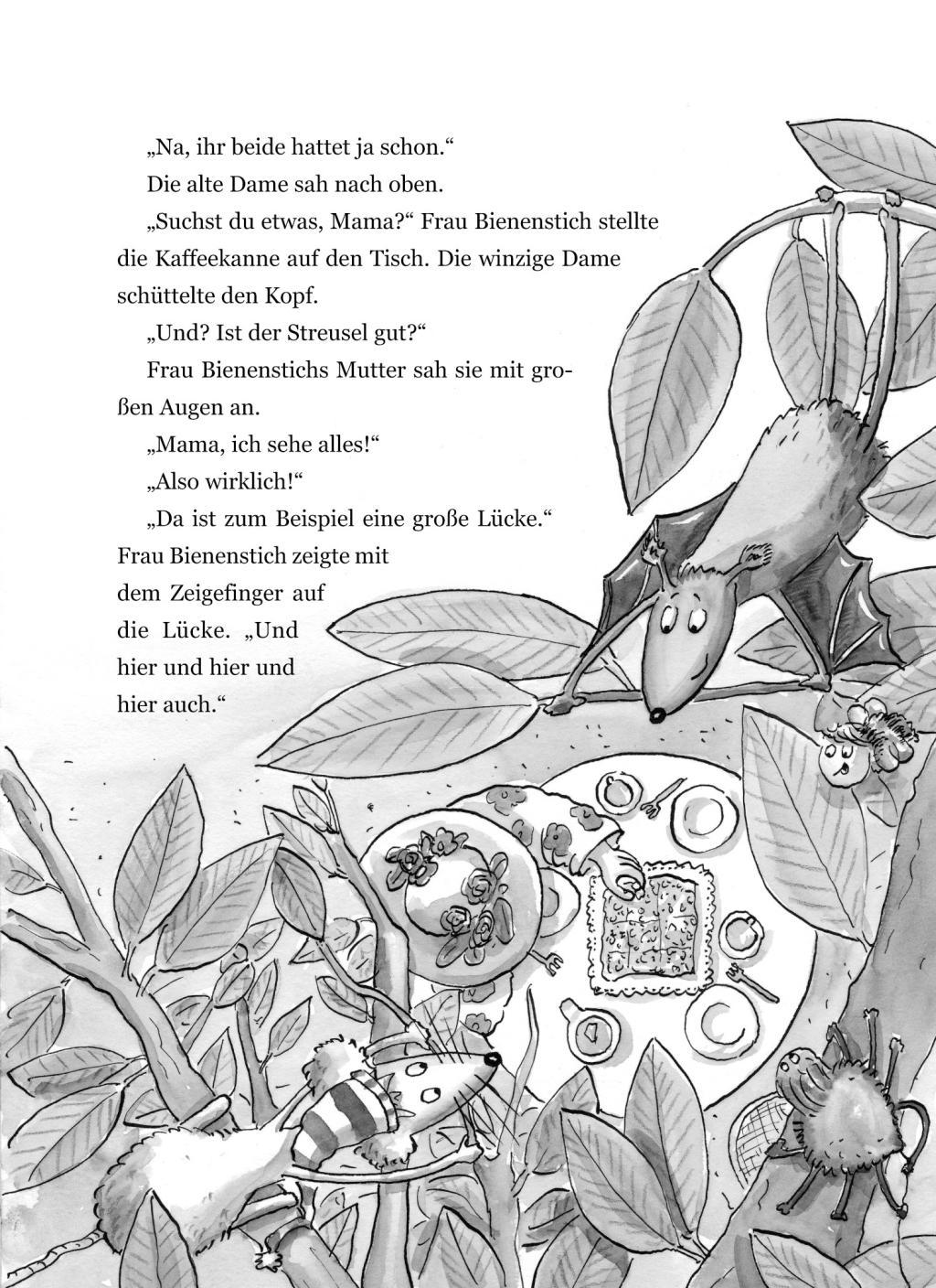 Beispielinhalt (Bild) Zipfelmaus und die Königin von Saba - Ein Gartenkrimi