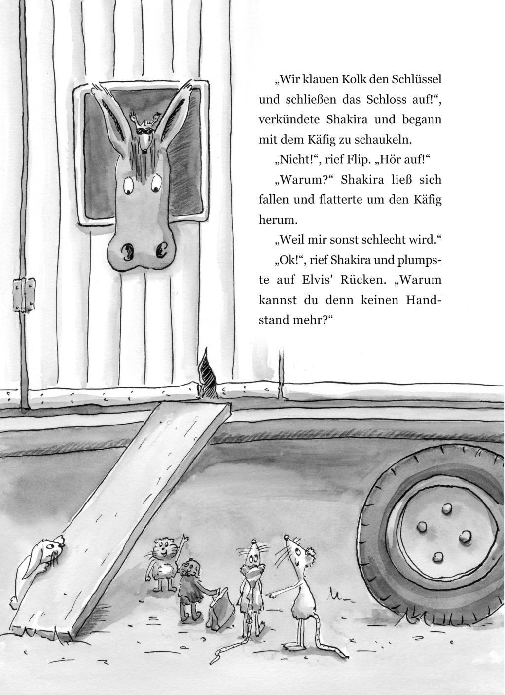 Beispielinhalt (Bild) Zipfelmaus und die Königin von Saba - Ein Gartenkrimi