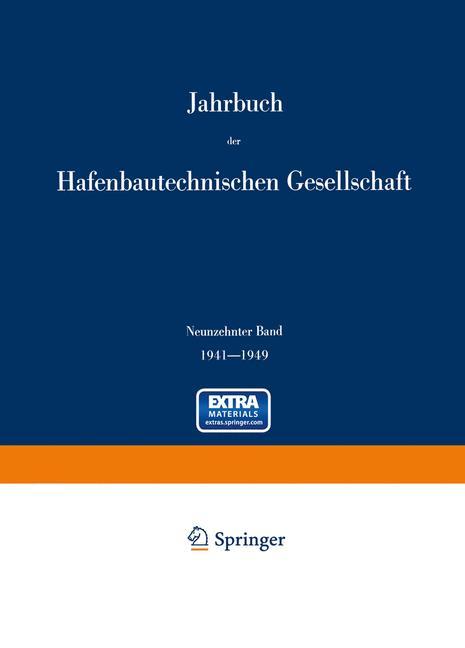 Vorderes Coverbild Jahrbuch der Hafenbautechnischen Gesellschaft
