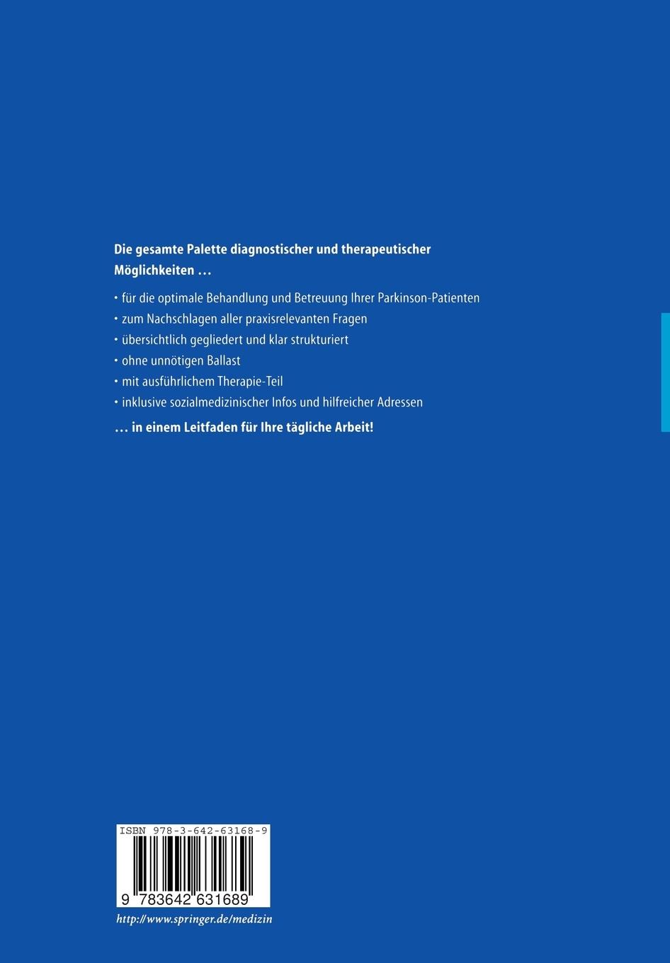 Rückseitencover Morbus Parkinson