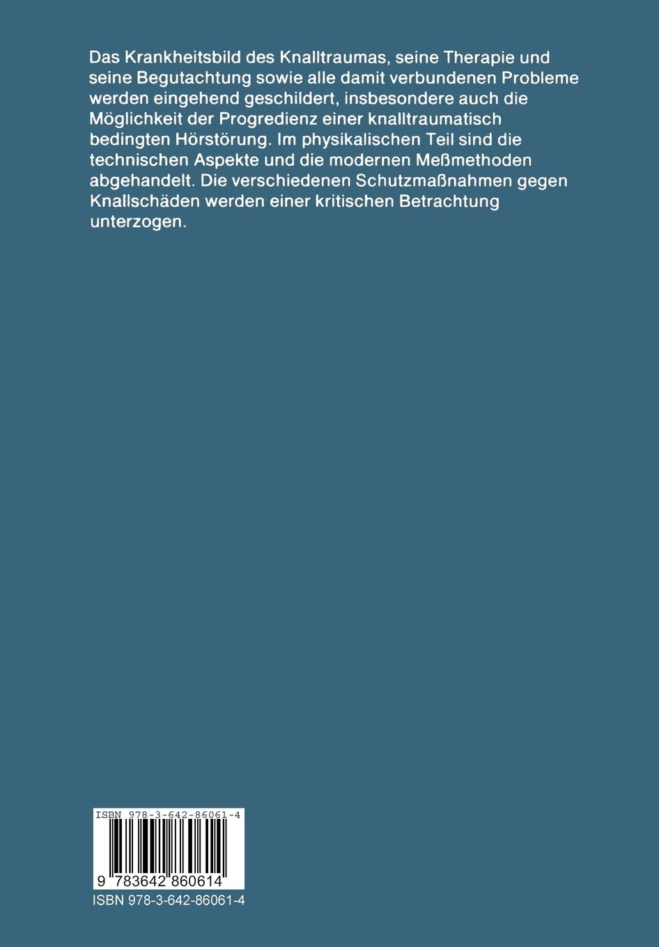 Rückseitencover Das Knalltrauma