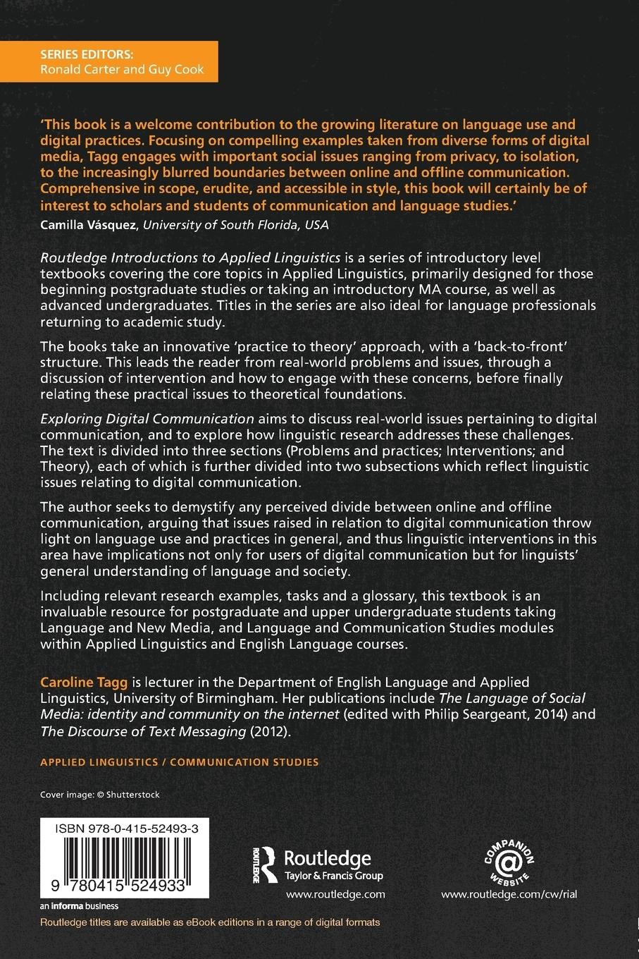 Rückseitencover Exploring Digital Communication