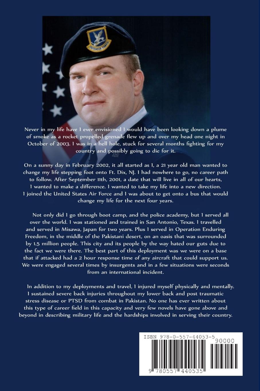 Rückseitencover Behind the Blue Beret