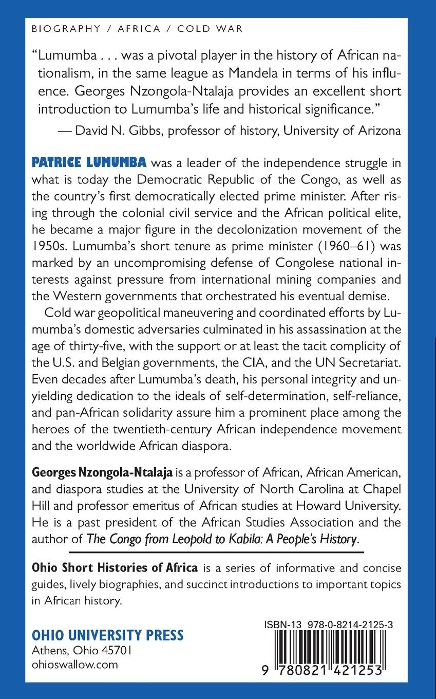 Rückseitencover Patrice Lumumba