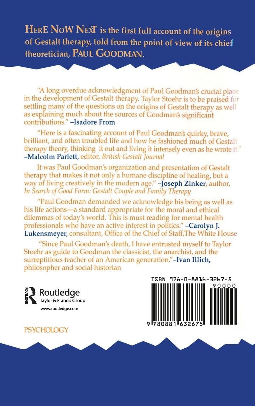 Rückseitencover Here Now Next