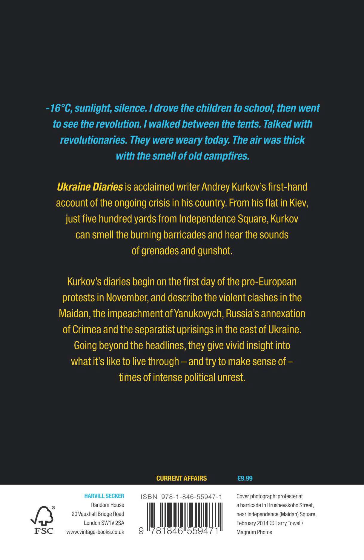 Rückseitencover Ukraine Diaries