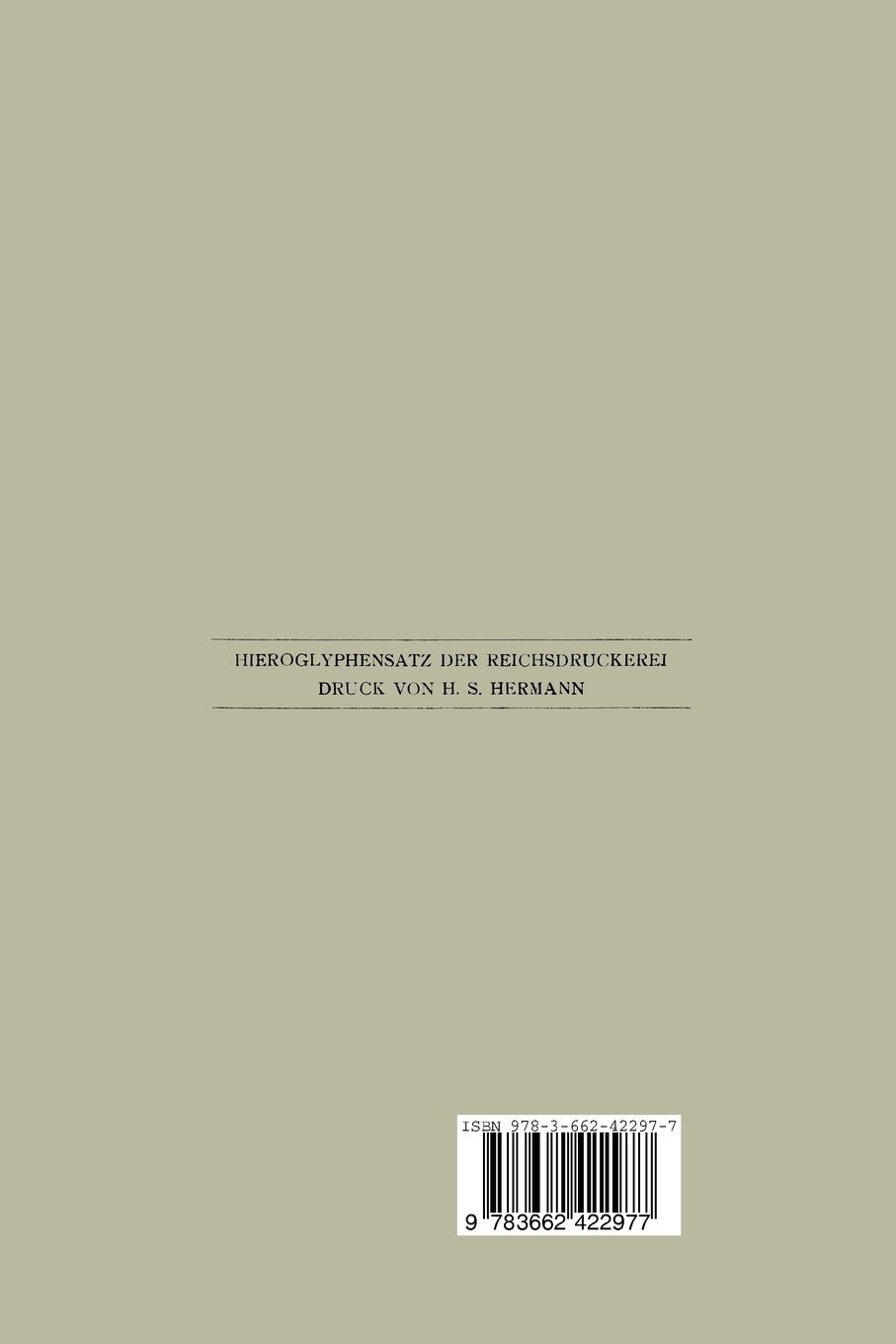 Rückseitencover Die Annalen und Die Zeitliche Festlegung des Alten Reiches der Ägyptischen Geschichte