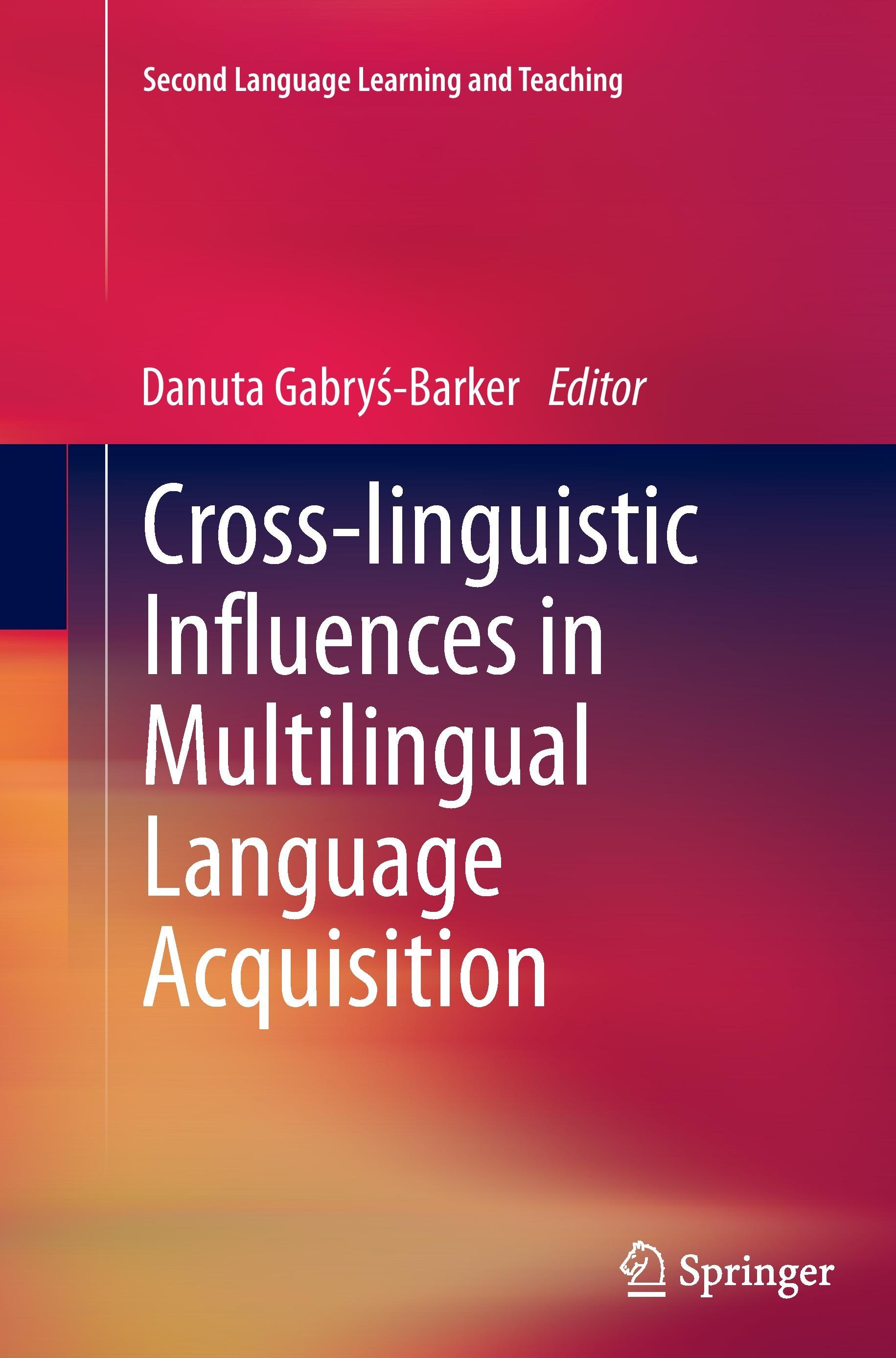Vorderes Coverbild Cross-linguistic Influences in Multilingual Language Acquisition