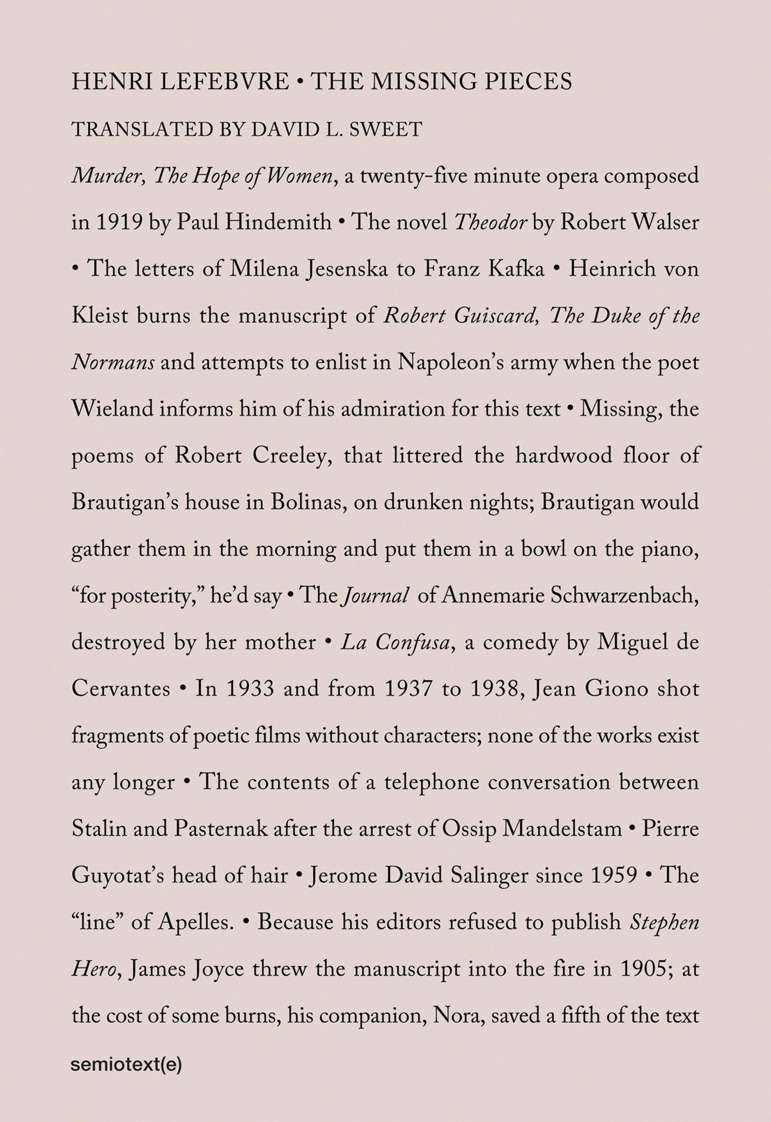 Vorderes Coverbild The Missing Pieces