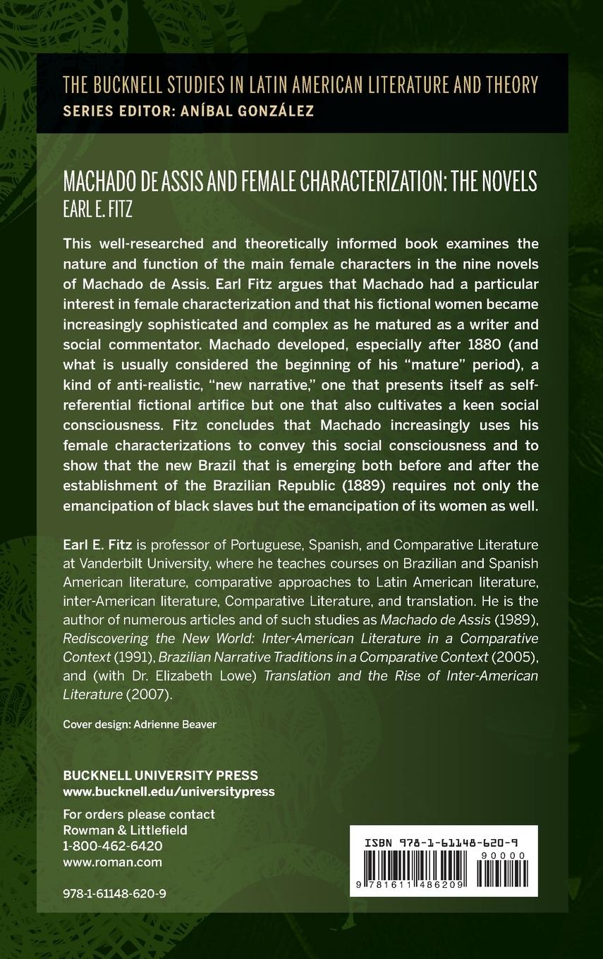 Rückseitencover Machado de Assis and Female Characterization