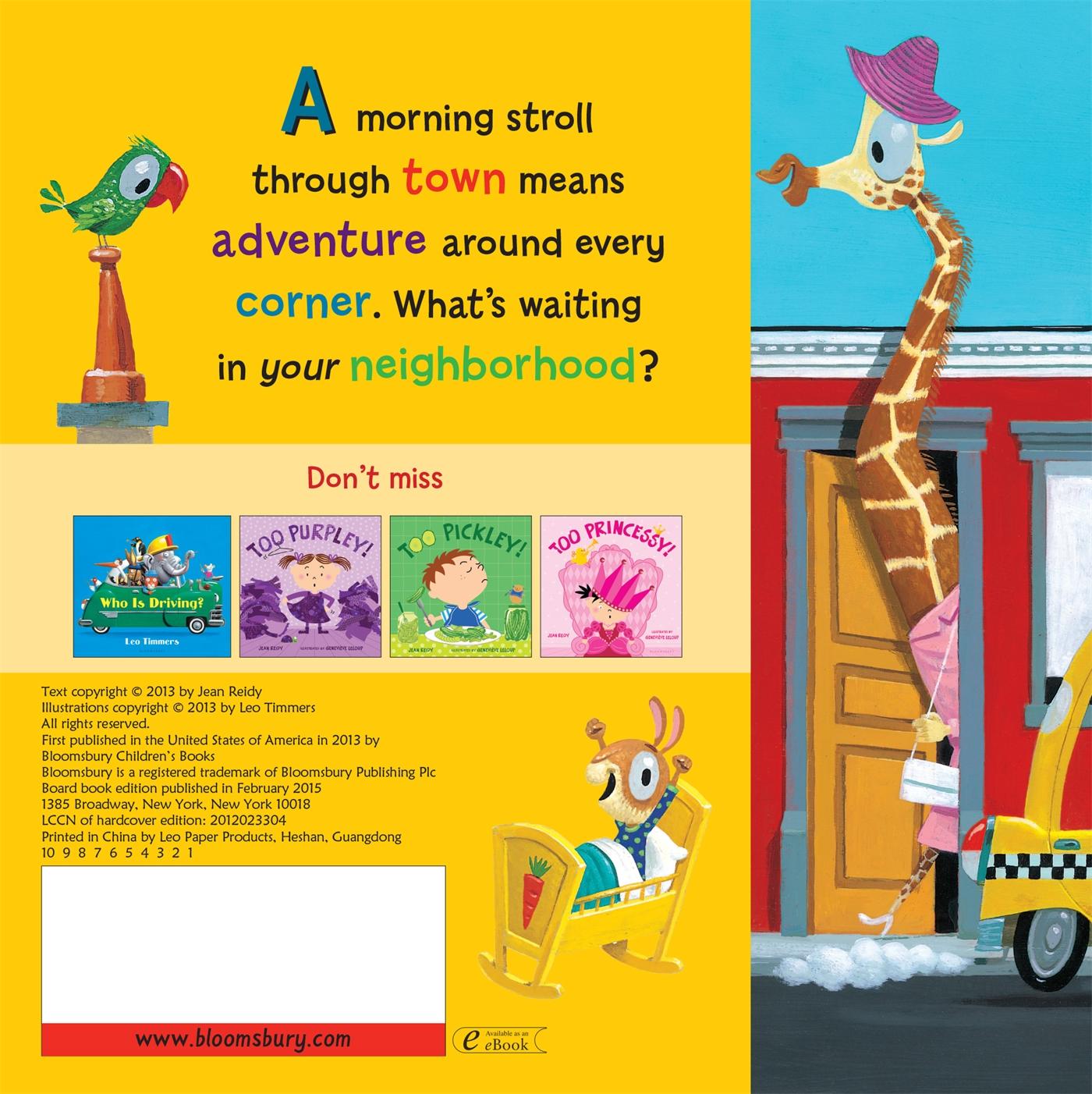 Rückseitencover All Through My Town