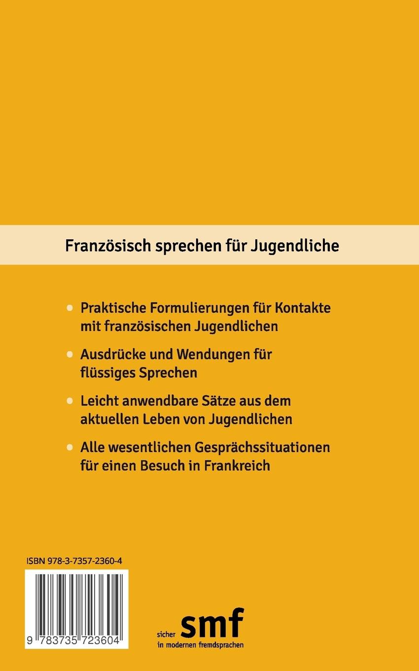 Rückseitencover Französisch sprechen für Jugendliche