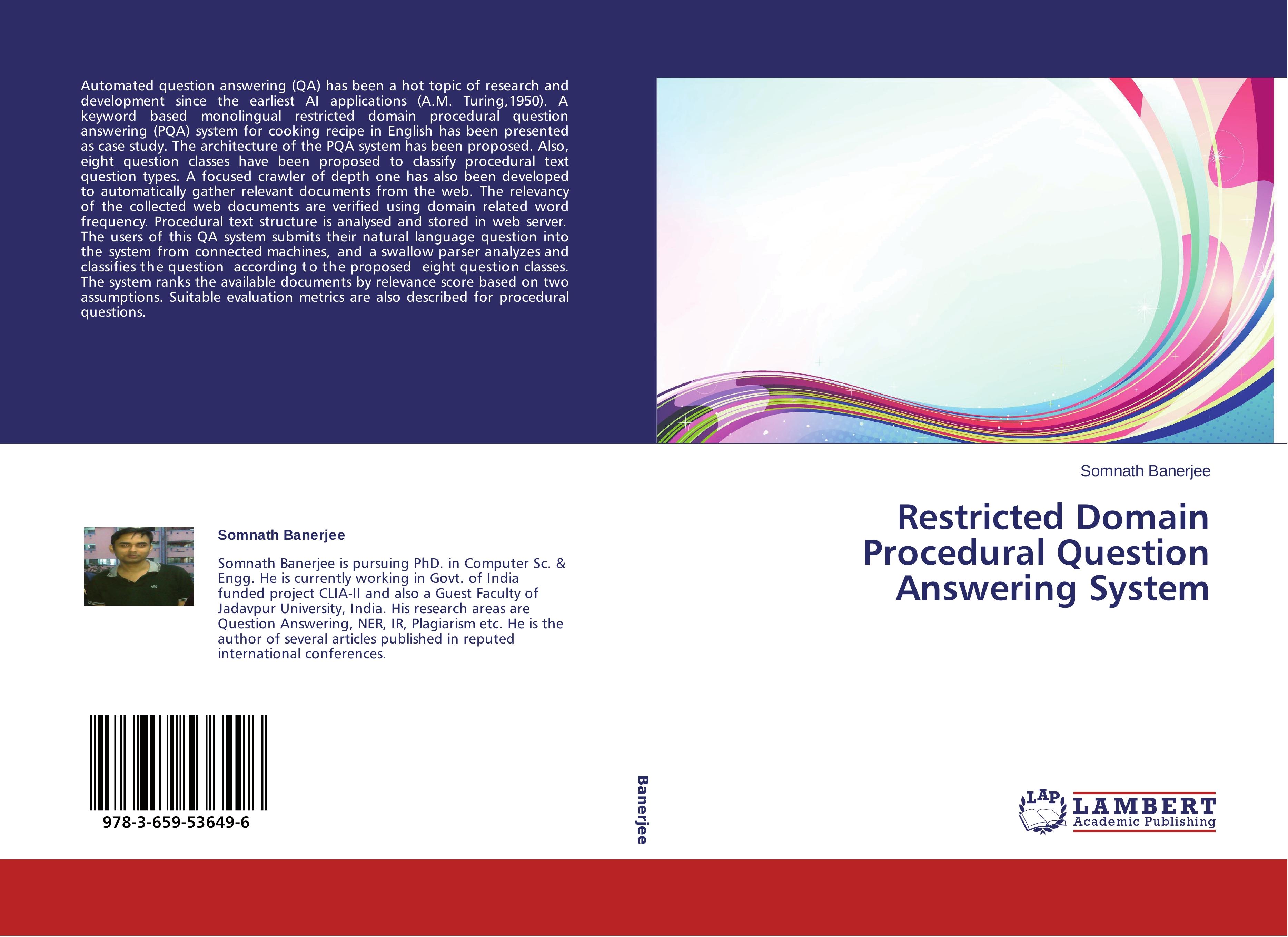 Vorderes Coverbild Restricted Domain Procedural Question Answering System