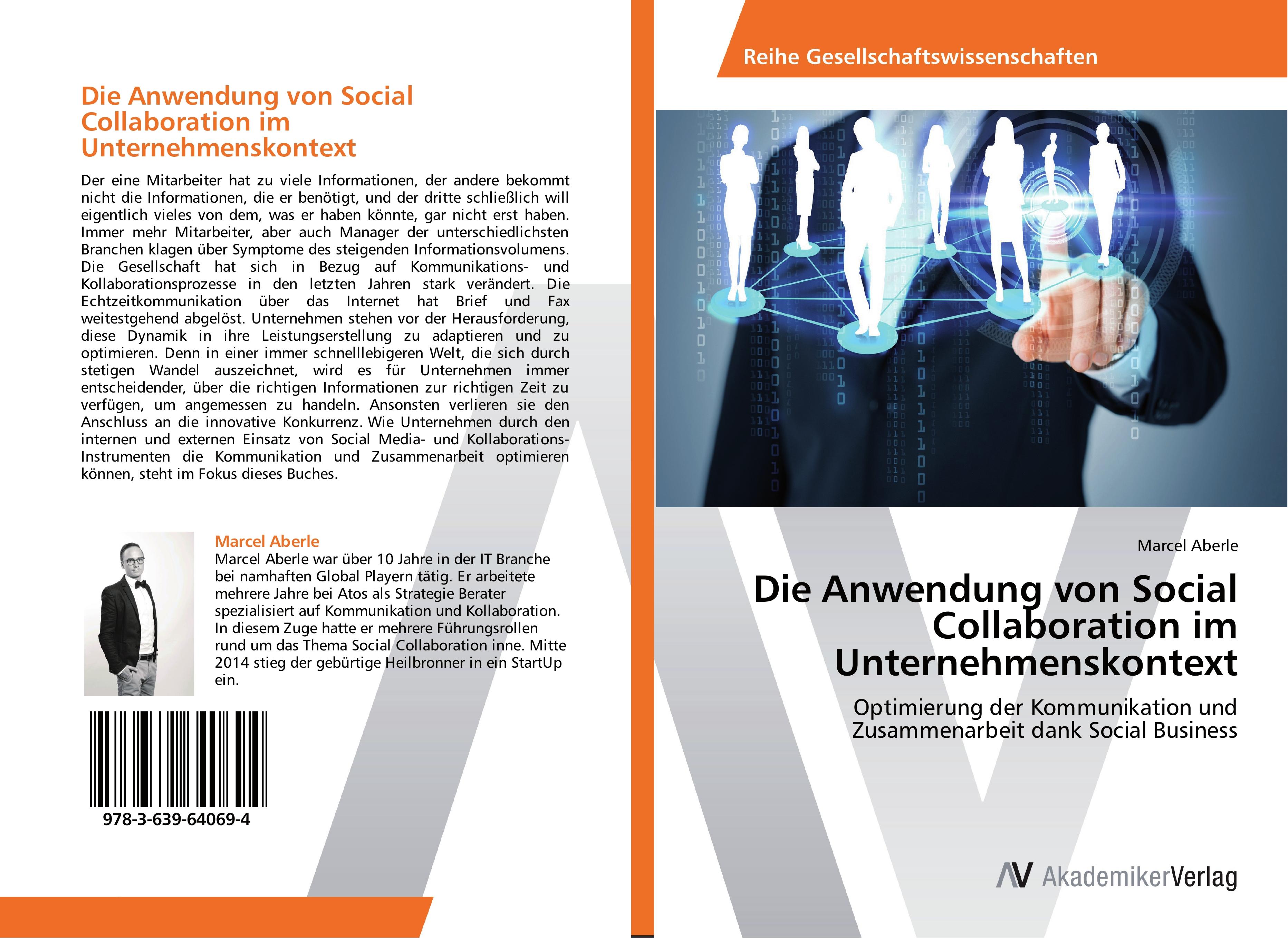 Vorderes Coverbild Die Anwendung von Social Collaboration im Unternehmenskontext