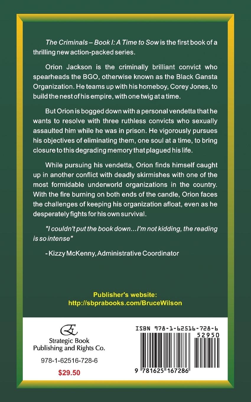 Rückseitencover The Criminals - Book I