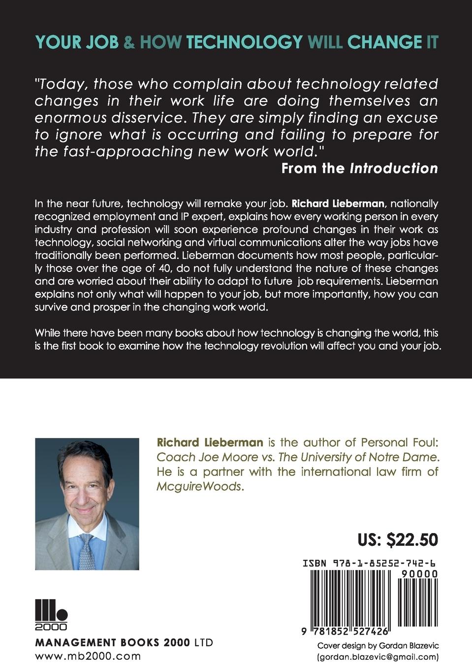 Rückseitencover Your Job and How Technology Will Change It