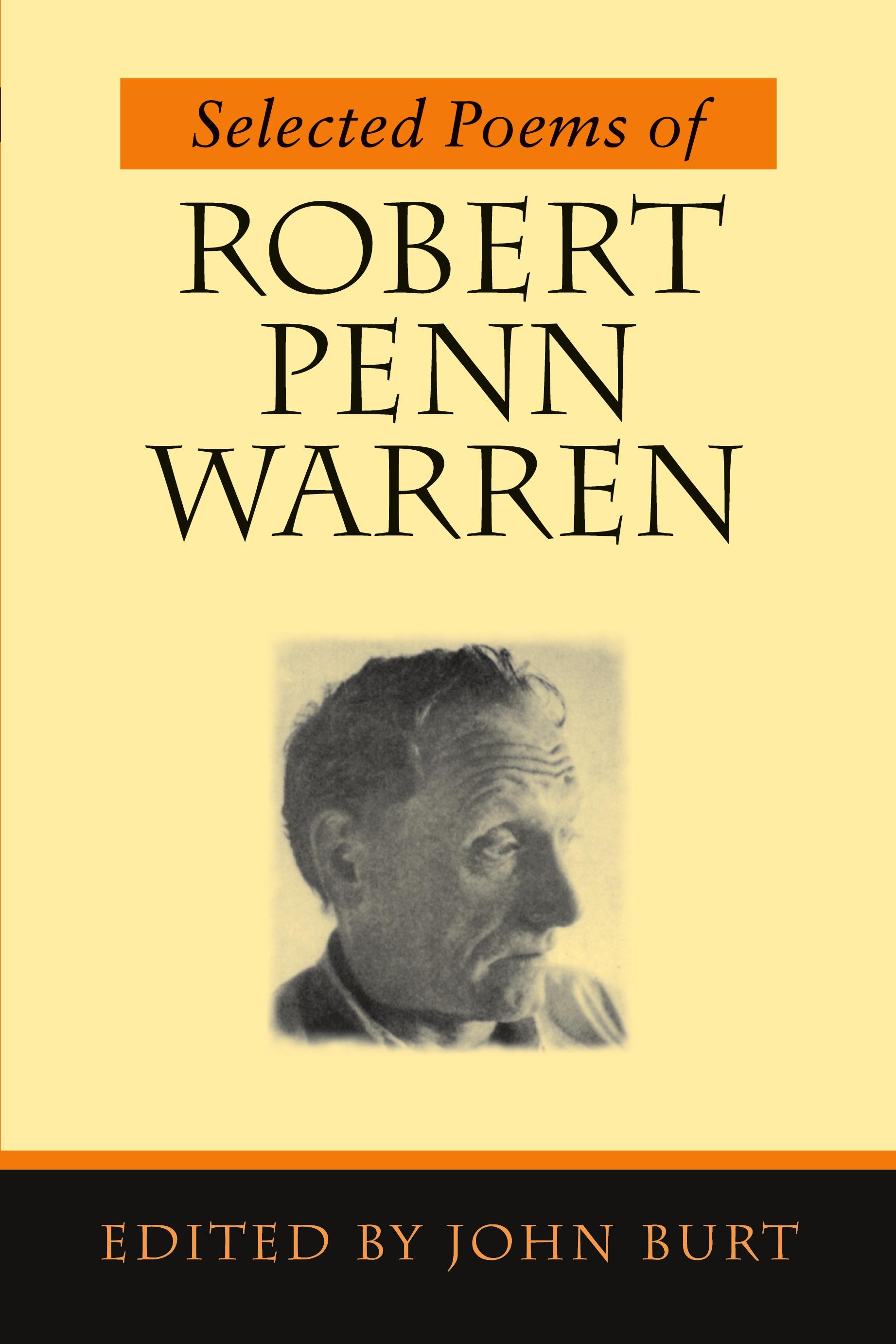 Vorderes Coverbild Selected Poems of Robert Penn Warren