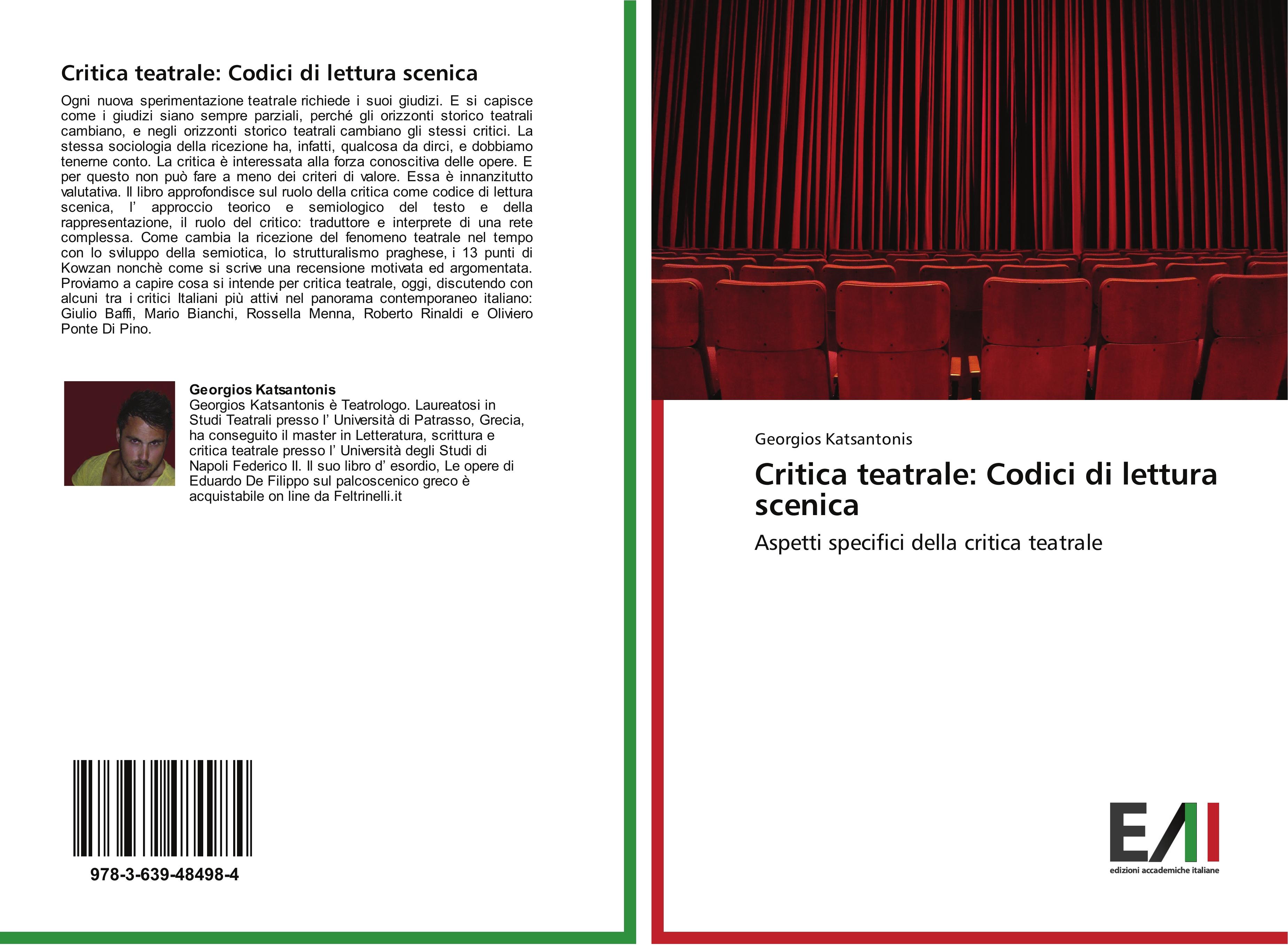 Vorderes Coverbild Critica teatrale: Codici di lettura scenica