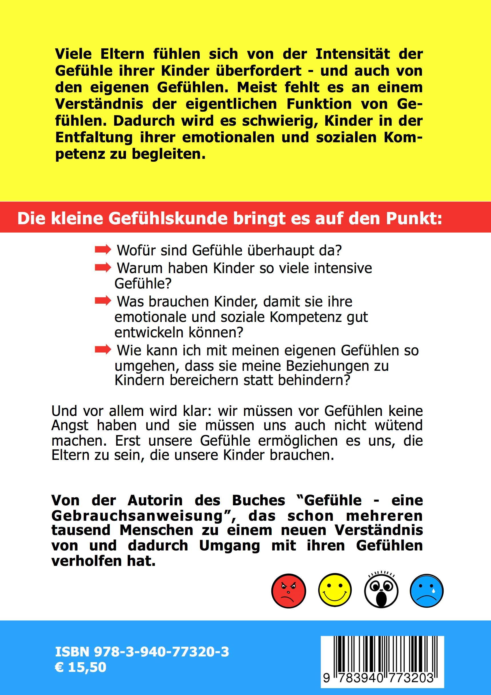 Rückseitencover Kleine Gefühlskunde für Eltern