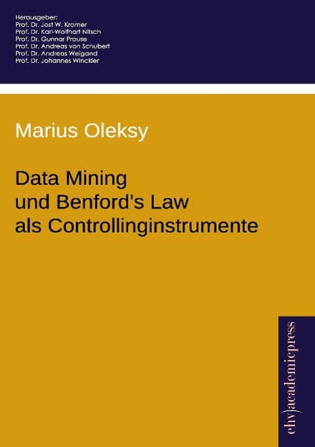 Vorderes Coverbild Data Mining und Benford's Law als Controllinginstrumente