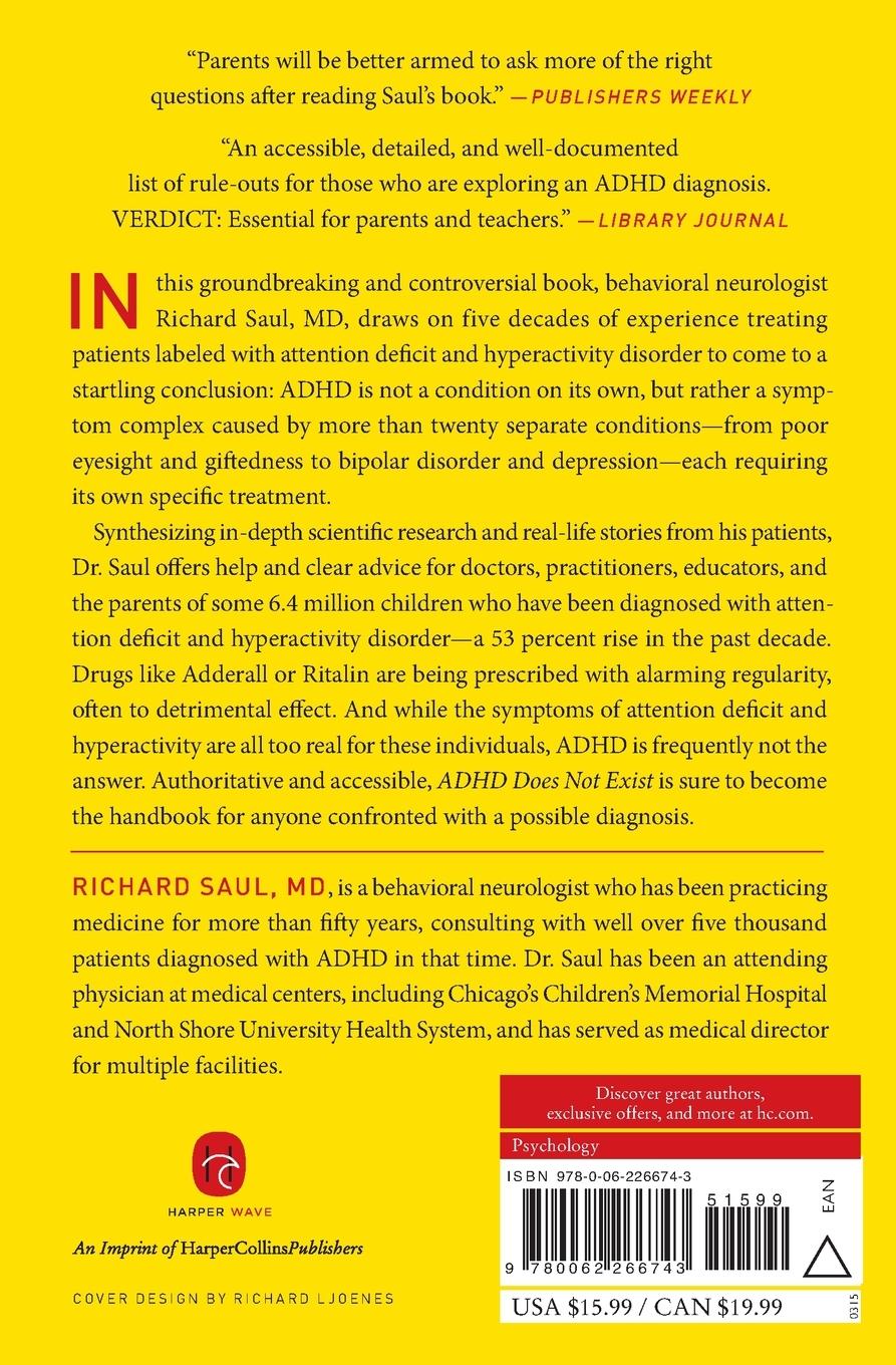 Rückseitencover ADHD Does Not Exist