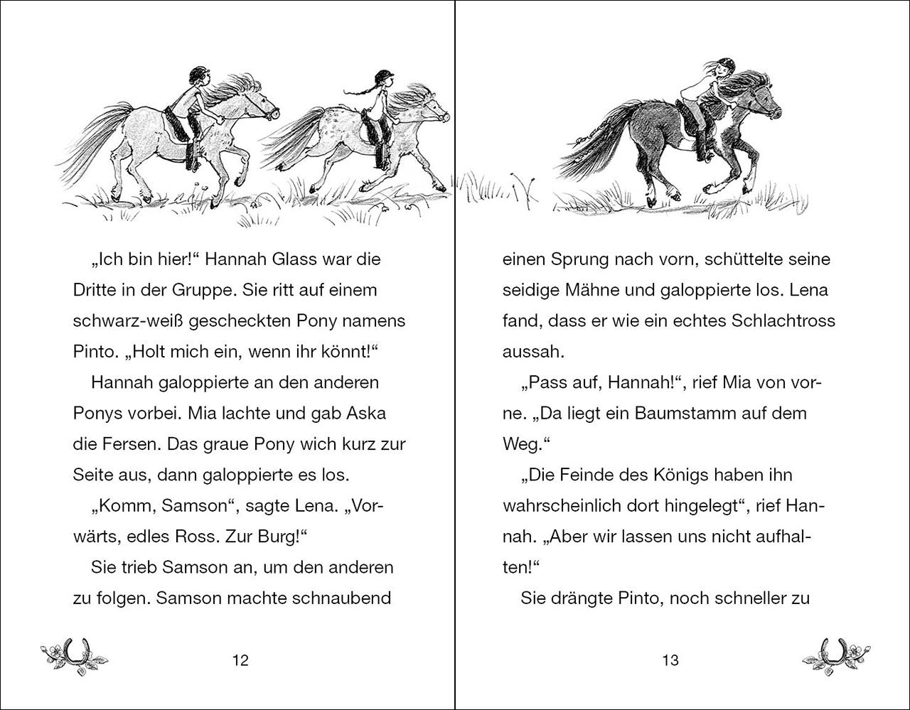 Beispielinhalt (Bild) Ponyhof Apfelblüte 05. Mia und Aska