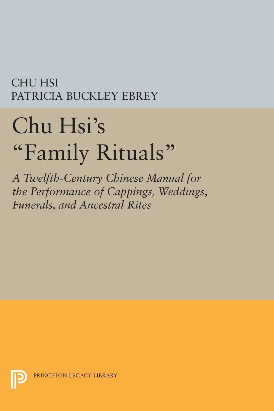 Vorderes Coverbild Chu Hsi's Family Rituals