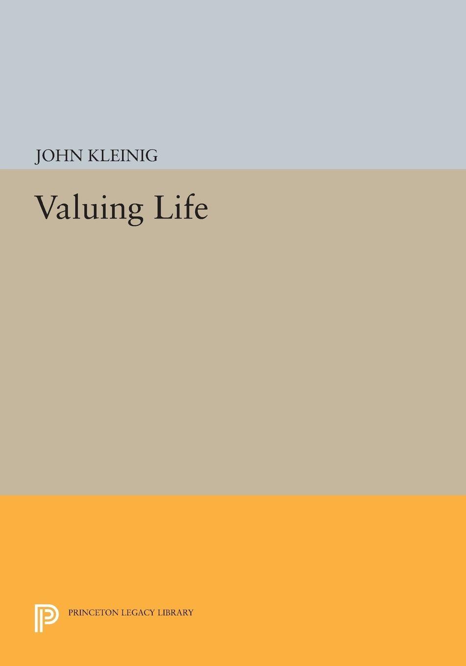 Vorderes Coverbild Valuing Life