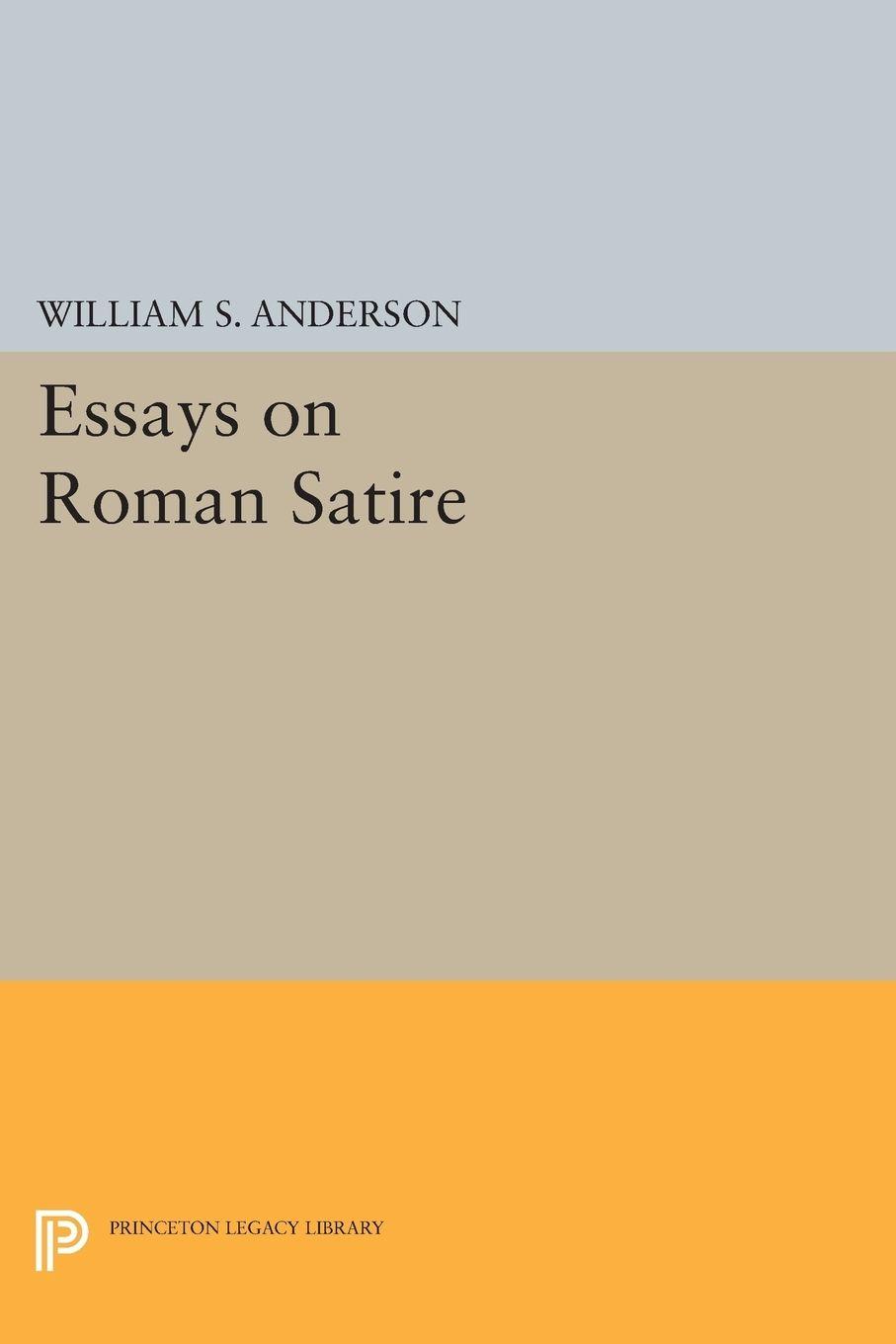 Vorderes Coverbild Essays on Roman Satire